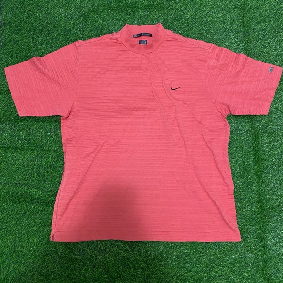 Vintage Nike x Tiger Woods Golf Shirt Coral - Picture 1 of 2